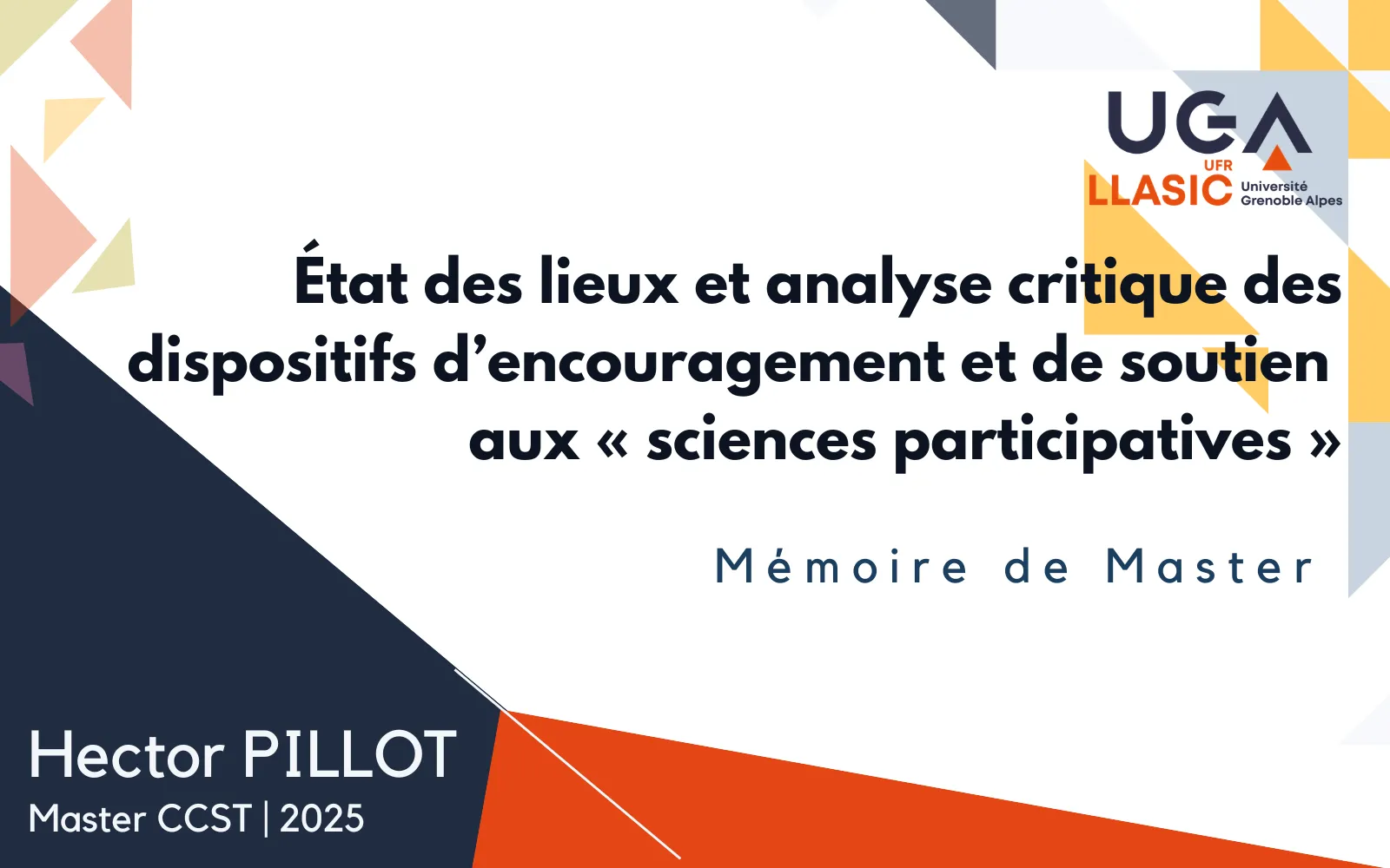 Mémoire de recherche : Recherche participative